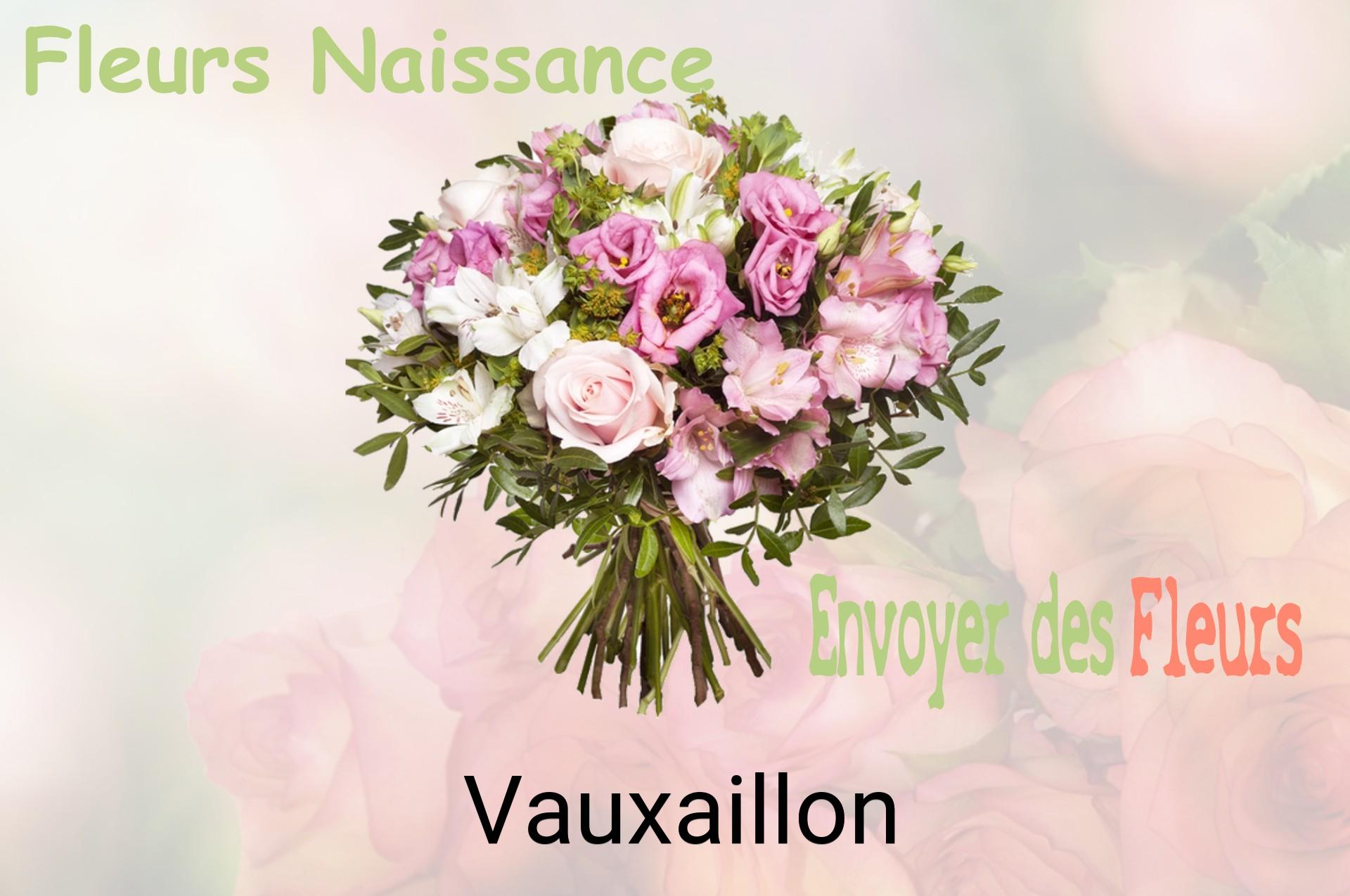 Bouquet de fleurs de naissance livré à Vauxaillon